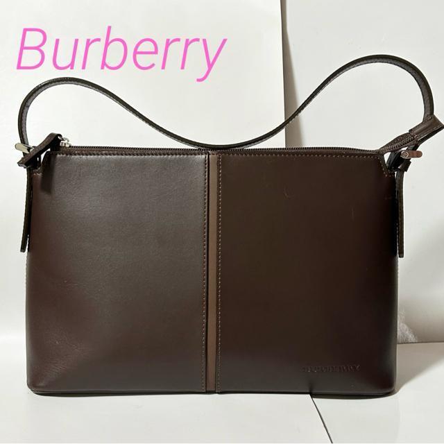 BURBERRY バーバリー ショルダーバッグ 肩掛け バッグ レザー ブラウン シルバー金具 レディース < ブランド BURBERRY バーバリー ショルダーバッグ 肩掛け バッグ レザー ブラウン シルバー金具 レディース < ブランドの