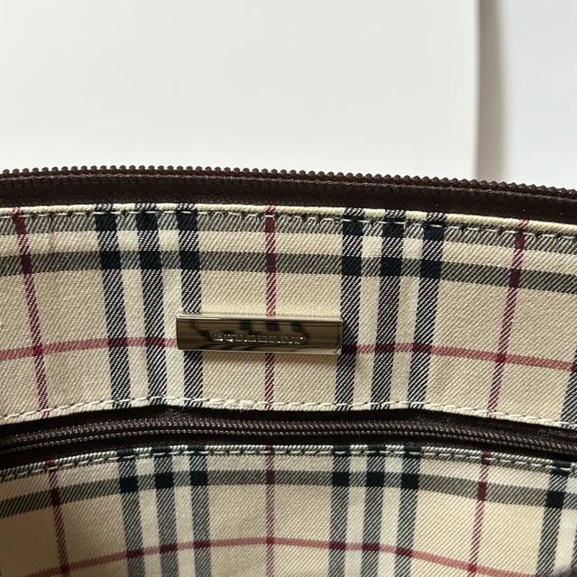 BURBERRY バーバリー ショルダーバッグ 肩掛け バッグ レザー ブラウン シルバー金具 レディース < ブランド BURBERRY バーバリー ショルダーバッグ 肩掛け バッグ レザー ブラウン シルバー金具 レディース < ブランドの