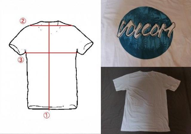★USA購入【VOLCOM】リゾート風 筆記体ロゴ プリントT US M WHT < ブランド  ★USA購入【VOLCOM】リゾート風 筆記体ロゴ プリントT US M WHT < ブランドの