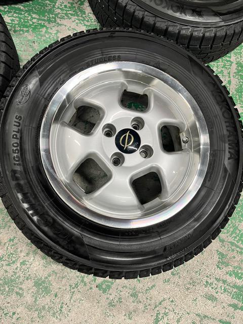 0192049)激安国産中古スタッドレスタイヤ4本ヨコハマアイスガード社外アルミホイールコンパクトカー185/70R14送料無料 < 自動車/バイク 0192049)激安国産中古スタッドレスタイヤ4本ヨコハマアイスガード社外アルミホイールコンパクトカー185/70R14送料無料 < 自動車/バイク