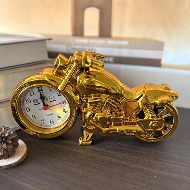 送料無料#新品#ゴールド 目覚まし時計 バイク形 置き時計 おしゃれ ギフト 卓上時計 < インテリア/ライフ  送料無料#新品#ゴールド 目覚まし時計 バイク形 置き時計 おしゃれ ギフト 卓上時計  < インテリア/ライフの