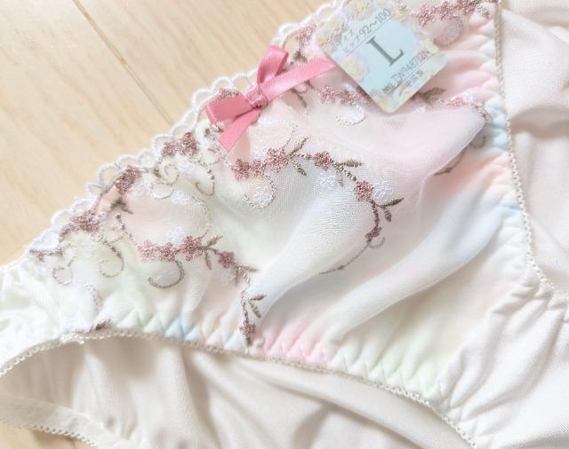 L★ラメフラワー刺繍★フルバックショーツ★新品★送料無料 < 女性ファッション  L★ラメフラワー刺繍★フルバックショーツ★新品★送料無料 < 女性ファッションの