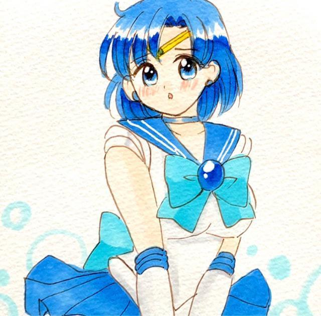 自作イラスト/2枚/セーラーマーキュリー/パンチラ < アニメ/コミック/キャラクター 自作イラスト/2枚/セーラーマーキュリー/パンチラ < アニメ/コミック/キャラクターの