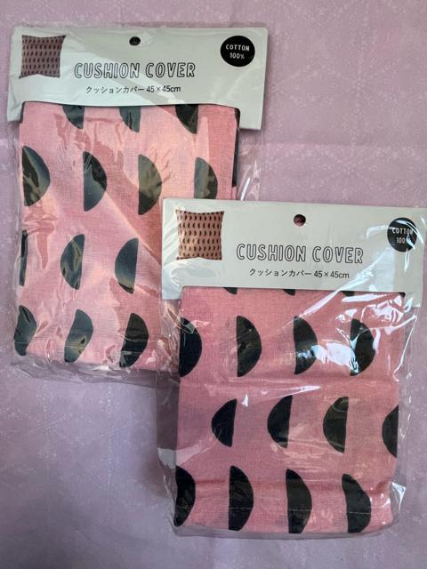 クッションカバー!2枚セット!新品!45×45センチ!ファスナー式!同色柄です。 < インテリア/ライフ クッションカバー!2枚セット!新品!45×45センチ!ファスナー式!同色柄です。 < インテリア/ライフの