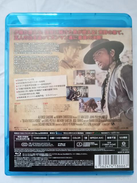 新・夕陽のガンマン Blu-ray < CD/DVD/ビデオ 新・夕陽のガンマン Blu-ray < CD/DVD/ビデオの