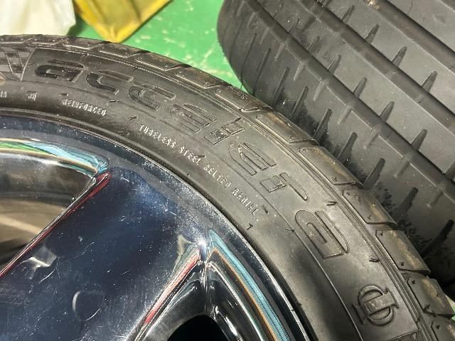 8072153)美品レクサスLS430純正アルミホイール30セルシオユーロメッキ4本バリ溝タイヤセット225/45ZR18送料無料 < 自動車/バイク 8072153)美品レクサスLS430純正アルミホイール30セルシオユーロメッキ4本バリ溝タイヤセット225/45ZR18送料無料 < 自動車/バイク