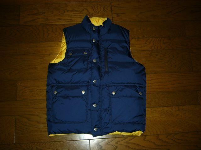新品G1950リバーシブルダウンベストXSGIRLS紺黄系グッドイナフ < 男性ファッション  新品G1950リバーシブルダウンベストXSGIRLS紺黄系グッドイナフ  < 男性ファッションの