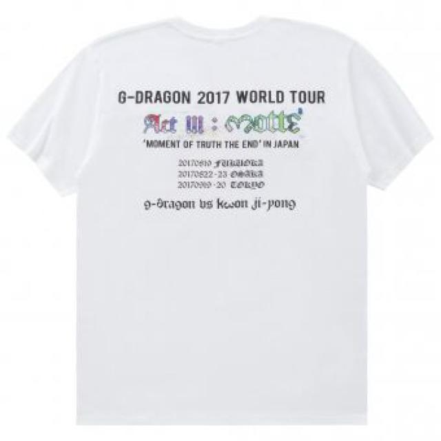 BIGBANG G-DRAGON ジヨン ビッグTシャツ M < タレントグッズ  BIGBANG G-DRAGON ジヨン ビッグTシャツ M < タレントグッズの