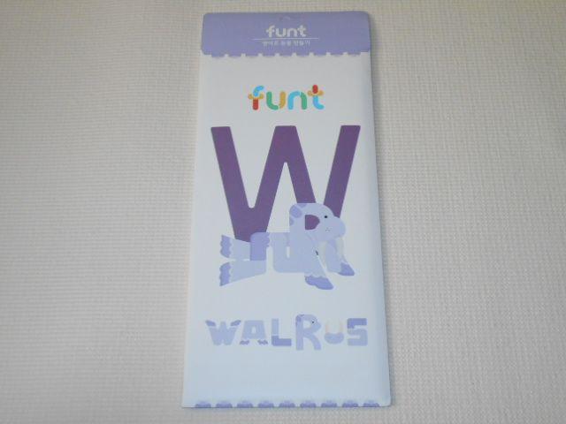 ǂԂAt@xbg funt ENGLISH BLOCK WALRUS    