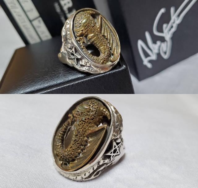 正規限定 hyde アレックスストリーター ロストドラゴンリング 14号 ブロンズSV 付属有 ゴシック 指輪 男女兼用 < 男性アクセサリー/時計  正規限定 hyde アレックスストリーター ロストドラゴンリング 14号 ブロンズSV 付属有 ゴシック 指輪 男女兼用 < 男性アクセサリー/時計の