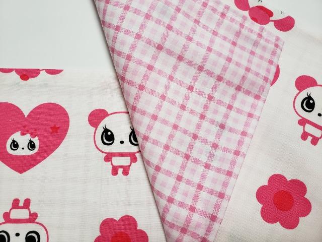 41ラ 【本日限定】ランチョンマット 2枚set 可愛いハート パンダ柄(*^^*)ハンドメイド 1点 < インテリア/ライフ 41ラ 【本日限定】ランチョンマット 2枚set 可愛いハート パンダ柄(*^^*)ハンドメイド 1点 < インテリア/ライフの