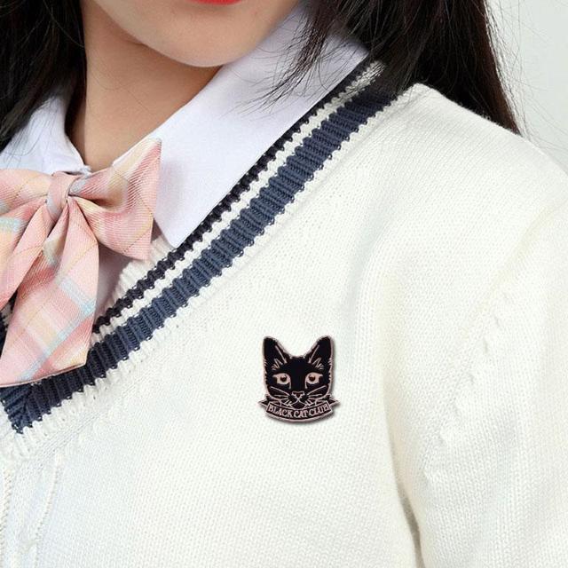 新品 黒猫クラブ BLACK CAT CLUB ピンブローチ < 女性アクセサリー/時計  新品 黒猫クラブ BLACK CAT CLUB ピンブローチ < 女性アクセサリー/時計の