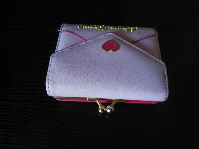 ハートチャームミニウォレット/がま口三つ折り財布 < 女性ファッション  ハートチャームミニウォレット/がま口三つ折り財布 < 女性ファッションの