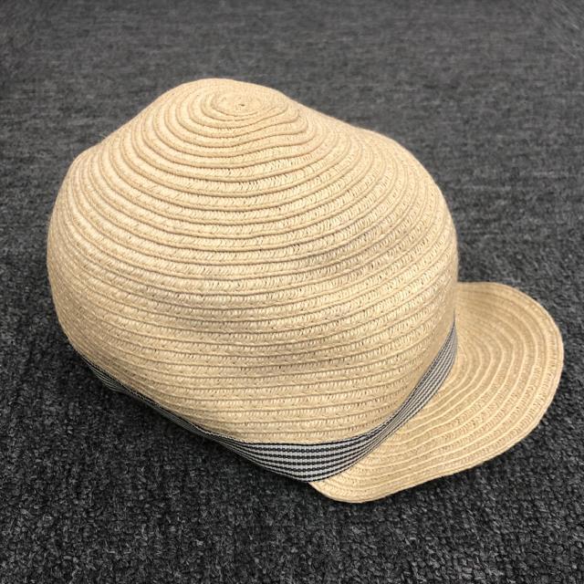 即決 MUJI 無印良品 麦わら キャスケット 帽子 54cm < ブランド  即決 MUJI 無印良品 麦わら キャスケット 帽子 54cm < ブランドの