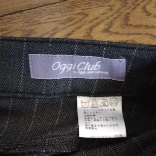 グレー ストライプ パンツ 秋冬 美品 股下53.5cm LLサイズ < 女性ファッション グレー ストライプ パンツ 秋冬 美品 股下53.5cm LLサイズ < 女性ファッションの