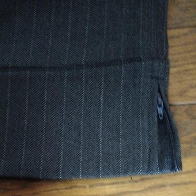 グレー ストライプ パンツ 秋冬 美品 股下53.5cm LLサイズ < 女性ファッション グレー ストライプ パンツ 秋冬 美品 股下53.5cm LLサイズ < 女性ファッションの