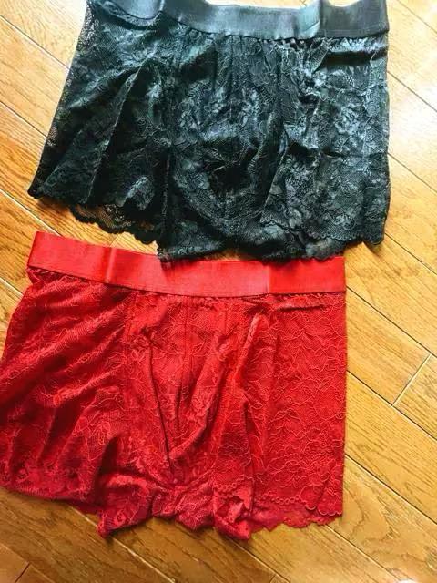 Mサイズ!2枚セット!高貴紳士的!美男子!総レース仕様!しっかり仕立て!立体前閉じ!エレガント!ボクサーブリーフ! < 男性ファッション  Mサイズ!2枚セット!高貴紳士的!美男子!総レース仕様!しっかり仕立て!立体前閉じ!エレガント!ボクサーブリーフ! < 男性ファッションの
