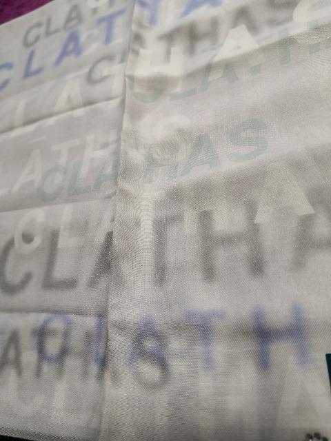 レア 新品 CLATHAS クレイサス 大判 ハンカチ ロゴ < ブランド  レア 新品 CLATHAS クレイサス 大判 ハンカチ ロゴ  < ブランドの