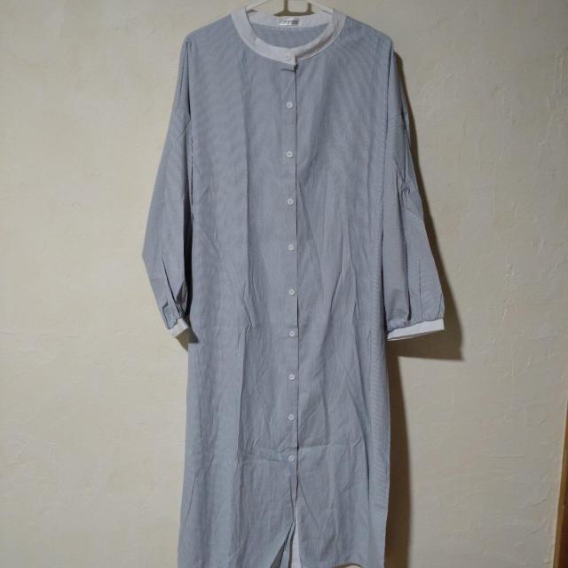 ストライプ柄長袖ワンピース < 女性ファッション ストライプ柄長袖ワンピース < 女性ファッションの