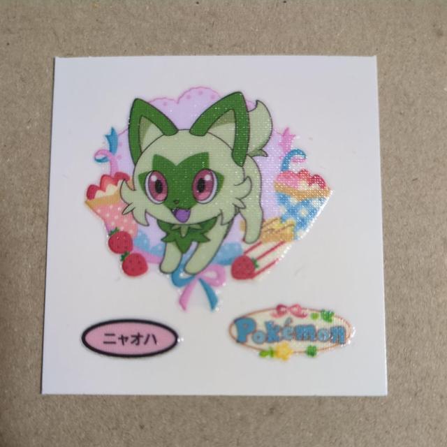 ポケモンデコキャラシール ニャオハ < アニメ/コミック/キャラクター ポケモンデコキャラシール ニャオハ < アニメ/コミック/キャラクターの