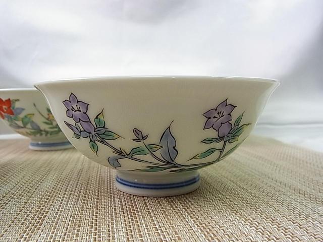 【未使用・新古品扱い】有田焼 茶碗5客セット 箸置き付き < インテリア/ライフ 【未使用・新古品扱い】有田焼 茶碗5客セット 箸置き付き < インテリア/ライフの