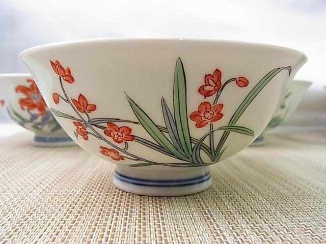 【未使用・新古品扱い】有田焼 茶碗5客セット 箸置き付き < インテリア/ライフ 【未使用・新古品扱い】有田焼 茶碗5客セット 箸置き付き < インテリア/ライフの