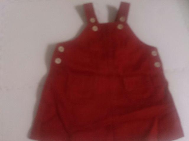 90 BRANSHES 赤のデニムジャンパースカート < キッズ/ベビー  90 BRANSHES 赤のデニムジャンパースカート  < キッズ/ベビーの