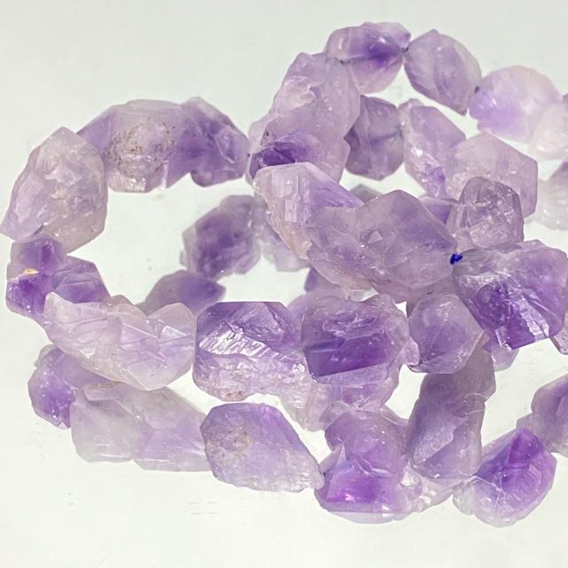 《二本セット》ケニア産 シリウスアメジスト ラフカットブレス < 女性アクセサリー/時計  《二本セット》ケニア産 シリウスアメジスト ラフカットブレス < 女性アクセサリー/時計の