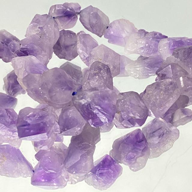 《二本セット》ケニア産 シリウスアメジスト ラフカットブレス < 女性アクセサリー/時計  《二本セット》ケニア産 シリウスアメジスト ラフカットブレス < 女性アクセサリー/時計の