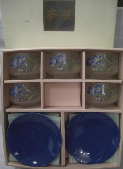 グラスcollection/グラス&小皿「夢 眩」5客セット未使用品R040120 < インテリア/ライフ  グラスcollection/グラス&小皿「夢 眩」5客セット未使用品R040120  < インテリア/ライフの