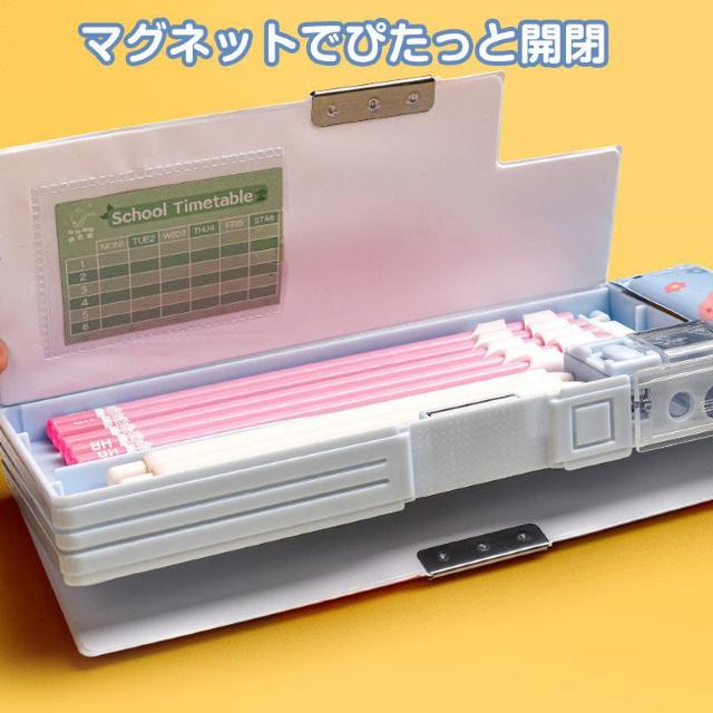 小学生筆箱 両面開き 箱型 ペンケース ふでばこ 可愛い マグネット式 ソフト 小学校 入学祝い 入学準備 イラスト おしゃれ < インテリア/ライフ  小学生筆箱 両面開き 箱型 ペンケース ふでばこ 可愛い マグネット式 ソフト 小学校 入学祝い 入学準備 イラスト おしゃれ < インテリア/ライフの