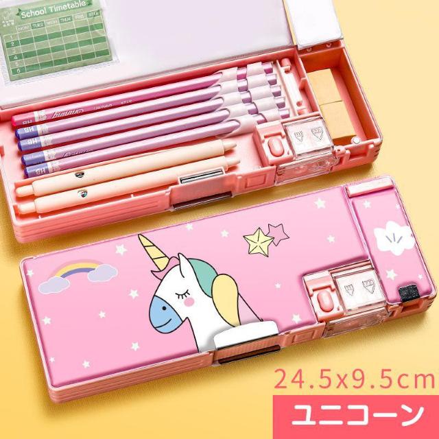 小学生筆箱 両面開き 箱型 ペンケース ふでばこ 可愛い マグネット式 ソフト 小学校 入学祝い 入学準備 イラスト おしゃれ < インテリア/ライフ  小学生筆箱 両面開き 箱型 ペンケース ふでばこ 可愛い マグネット式 ソフト 小学校 入学祝い 入学準備 イラスト おしゃれ < インテリア/ライフの