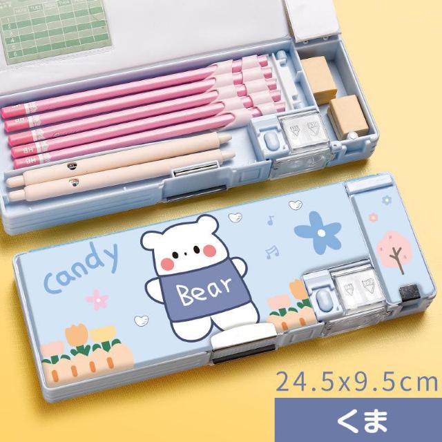小学生筆箱 両面開き 箱型 ペンケース ふでばこ 可愛い マグネット式 ソフト 小学校 入学祝い 入学準備 イラスト おしゃれ < インテリア/ライフ  小学生筆箱 両面開き 箱型 ペンケース ふでばこ 可愛い マグネット式 ソフト 小学校 入学祝い 入学準備 イラスト おしゃれ < インテリア/ライフの