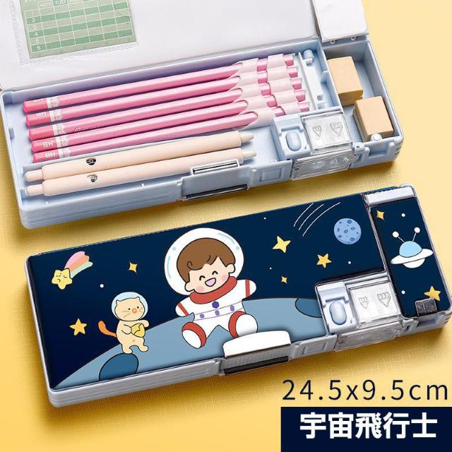小学生筆箱 両面開き 箱型 ペンケース ふでばこ 可愛い マグネット式 ソフト 小学校 入学祝い 入学準備 イラスト おしゃれ < インテリア/ライフ  小学生筆箱 両面開き 箱型 ペンケース ふでばこ 可愛い マグネット式 ソフト 小学校 入学祝い 入学準備 イラスト おしゃれ < インテリア/ライフの