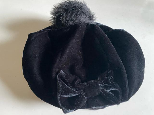 匿名配送 キャスケット ベレー帽 リボン ボンボン < キッズ/ベビー  匿名配送 キャスケット ベレー帽 リボン ボンボン  < キッズ/ベビーの