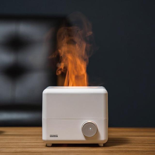 PRISMATE ミストディフューザー アロマ&LEDライト ホワイト コンパクト ミニ PR-HF071-WH < 家電/AV PRISMATE ミストディフューザー アロマ&LEDライト ホワイト コンパクト ミニ PR-HF071-WH < 家電/AVの