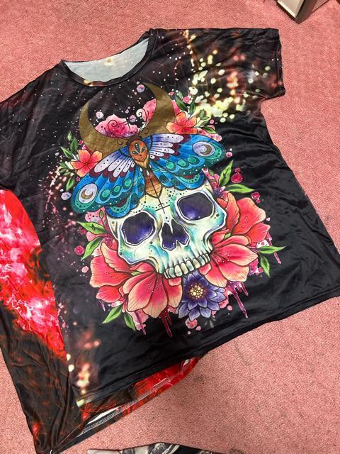 大きいサイズ  スカルデザイン 3XL Tシャツ3着セット < 男性ファッション  大きいサイズ  スカルデザイン 3XL Tシャツ3着セット < 男性ファッションの