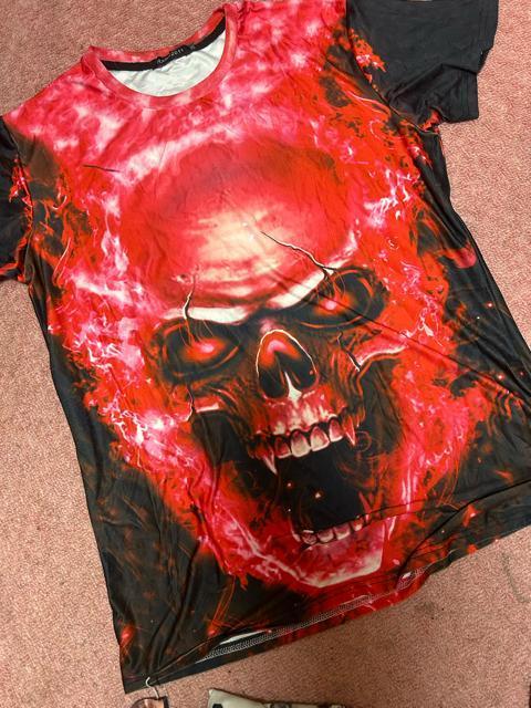 大きいサイズ  スカルデザイン 3XL Tシャツ3着セット < 男性ファッション  大きいサイズ  スカルデザイン 3XL Tシャツ3着セット < 男性ファッションの
