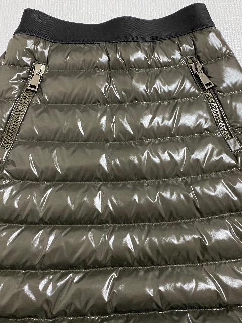 美品 正規品 モンクレール スカート 38  カーキ < ブランド  美品 正規品 モンクレール スカート 38  カーキ < ブランドの