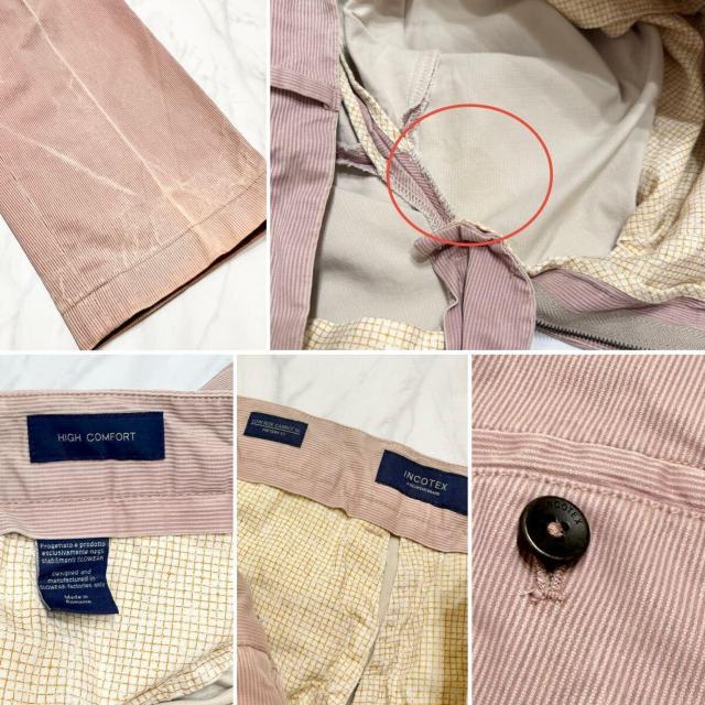 インコテックス春夏メンズスラックス#46ピンク < 男性ファッション インコテックス春夏メンズスラックス#46ピンク < 男性ファッションの