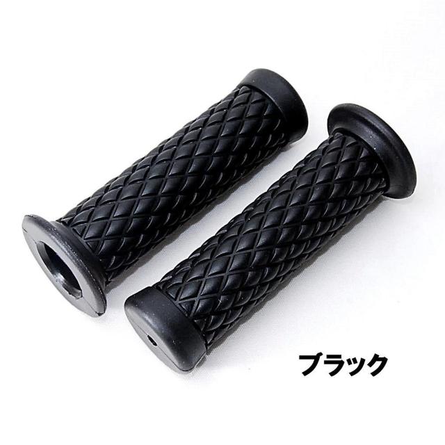 キルティング柄 ラバーハンドルグリップ ブラック 非貫通式 バイク ラバーグリップ カスタム ハンドル グリップ 黒 < 自動車/バイク キルティング柄 ラバーハンドルグリップ ブラック 非貫通式 バイク ラバーグリップ カスタム ハンドル グリップ 黒 < 自動車/バイク