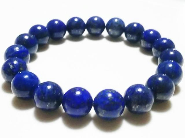 天然石★ラピスラズリ 10mm ブレス < 女性アクセサリー/時計 天然石★ラピスラズリ 10mm ブレス < 女性アクセサリー/時計の