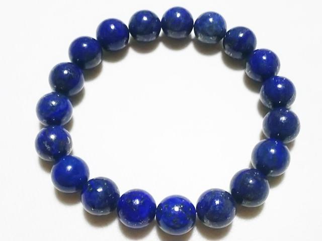 天然石★ラピスラズリ 10mm ブレス < 女性アクセサリー/時計 天然石★ラピスラズリ 10mm ブレス < 女性アクセサリー/時計の