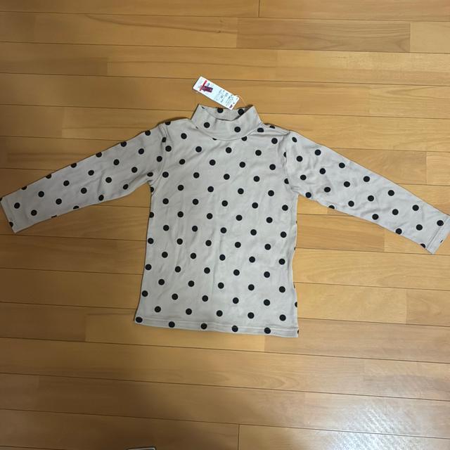 120cmオーガニックコットン スムースハイネック長そでTシャツ < キッズ/ベビー 120cmオーガニックコットン スムースハイネック長そでTシャツ < キッズ/ベビーの