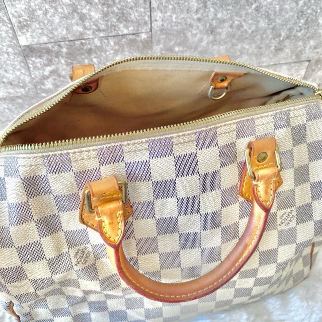 LOUIS VUITTON ダミエ アズール スピーディ30 ハンドバッグ White ルイ・ヴィトン ボストンバッグ < ブランド LOUIS VUITTON ダミエ アズール スピーディ30 ハンドバッグ White ルイ・ヴィトン ボストンバッグ < ブランドの