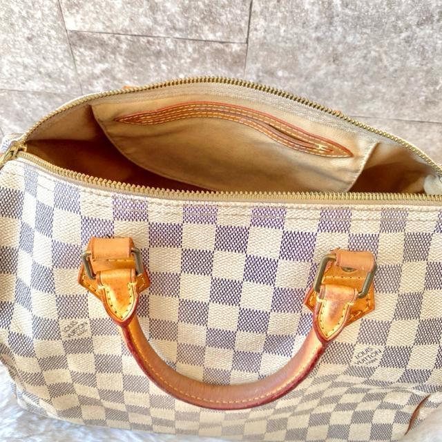 LOUIS VUITTON ダミエ アズール スピーディ30 ハンドバッグ White ルイ・ヴィトン ボストンバッグ < ブランド LOUIS VUITTON ダミエ アズール スピーディ30 ハンドバッグ White ルイ・ヴィトン ボストンバッグ < ブランドの
