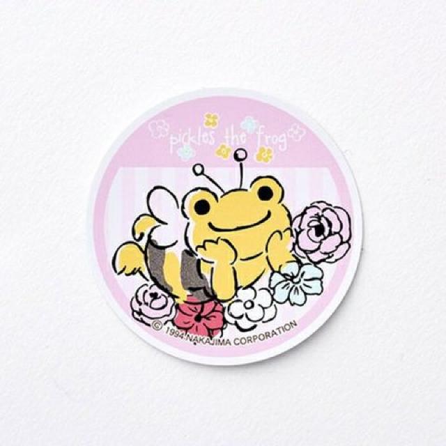 送料無料!かえるのピクルス シール はちとちょうちょ B < アニメ/コミック/キャラクター  送料無料!かえるのピクルス シール はちとちょうちょ B  < アニメ/コミック/キャラクターの