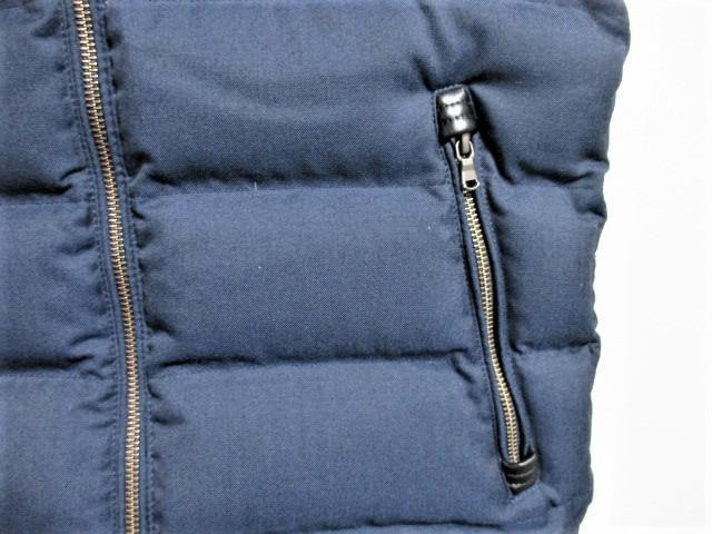 ☆EDIFICE エディフィス ウール ダウンベスト/メンズ/44(S)☆ネイビー < ブランド ☆EDIFICE エディフィス ウール ダウンベスト/メンズ/44(S)☆ネイビー < ブランドの