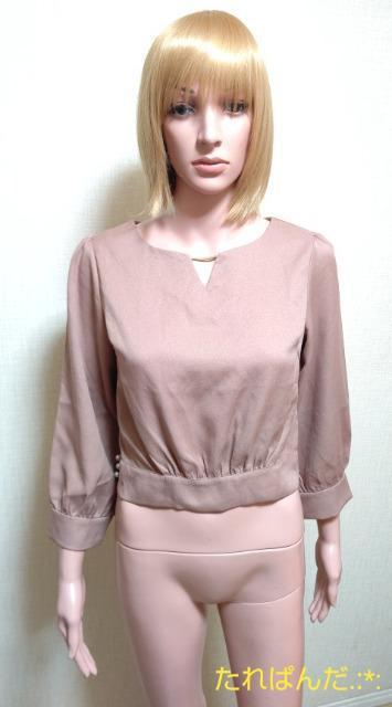 新品タグ付☆TOCCO☆綺麗なパール釦&リボン付きカットソーT249☆3点で即落 < 女性ファッション  新品タグ付☆TOCCO☆綺麗なパール釦&リボン付きカットソーT249☆3点で即落 < 女性ファッションの