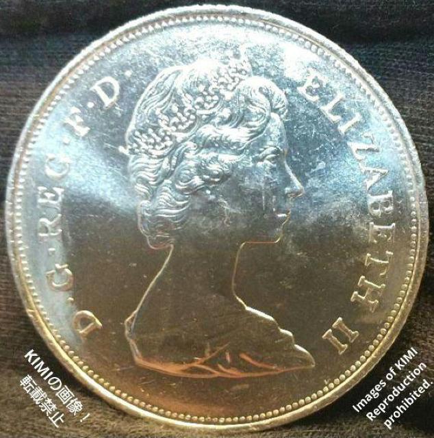 1980年 25ペンス イギリス コイン エリザベス女王の母80歳誕生日 記念硬貨 Queen Mother 80th < ホビー  1980年 25ペンス イギリス コイン エリザベス女王の母80歳誕生日 記念硬貨 Queen Mother 80th  < ホビーの